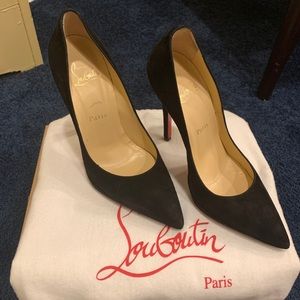 Christian Louboutin‘s Black suede